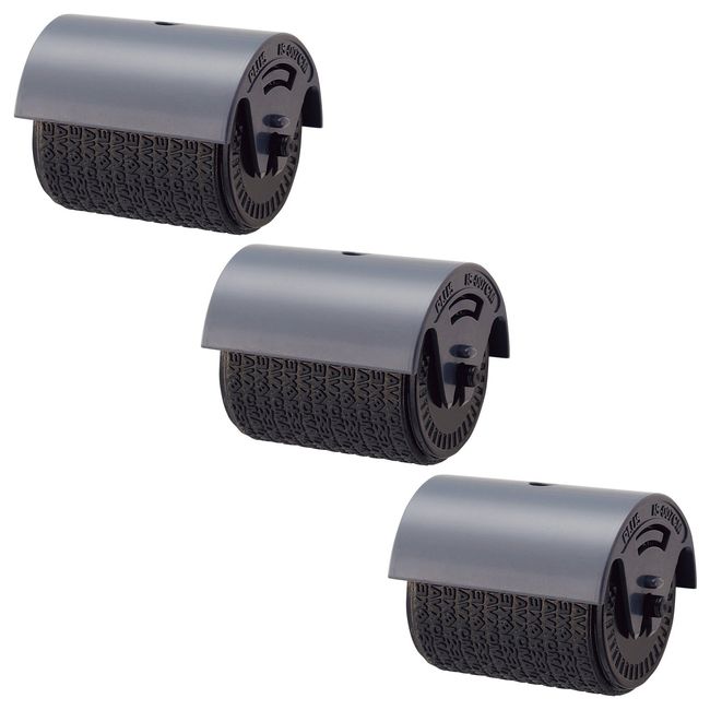 Plus Personal Information Protection Stamp Roller Keshipon Ink Cartridge, Pack of 3, 37-299 x 3