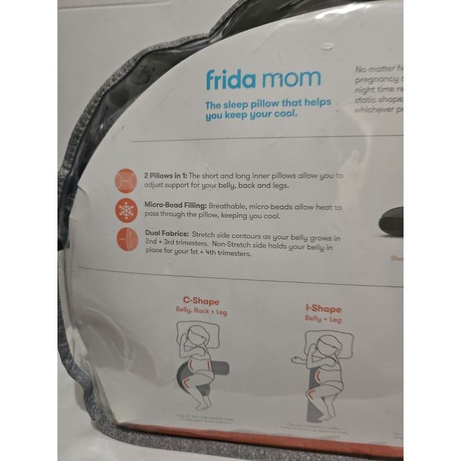 Frida Adjustable Keep-Cool Pregnancy Pillow