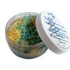 European Spa Salt Soak with Iridescent Colored Micas, Soothing and Relaxing, Vanilla Pine Cones Scent, 8oz