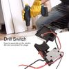 Adjustable Speed Electric Drill Trigger Switch 7.2V-24V DC and Small Body Easy to Assemble for Black Drill