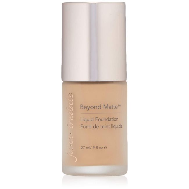 jane iredale Beyond Matte 3-in-1 Liquid Foundation, Long-wear, Buildable Coverage, Vegan, Clean, Cruelty Free, Semi Matte Finish, M6