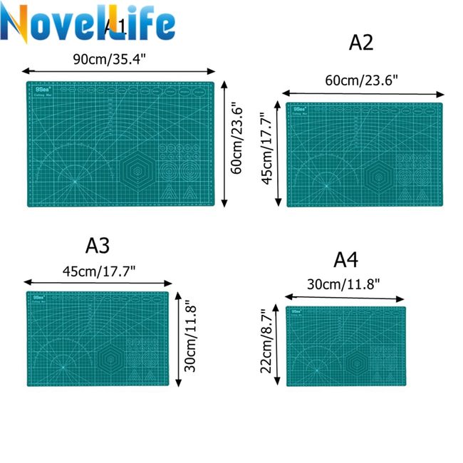 Folding Cutting Mat A2 with Grid Guide for Modeling & Crafts