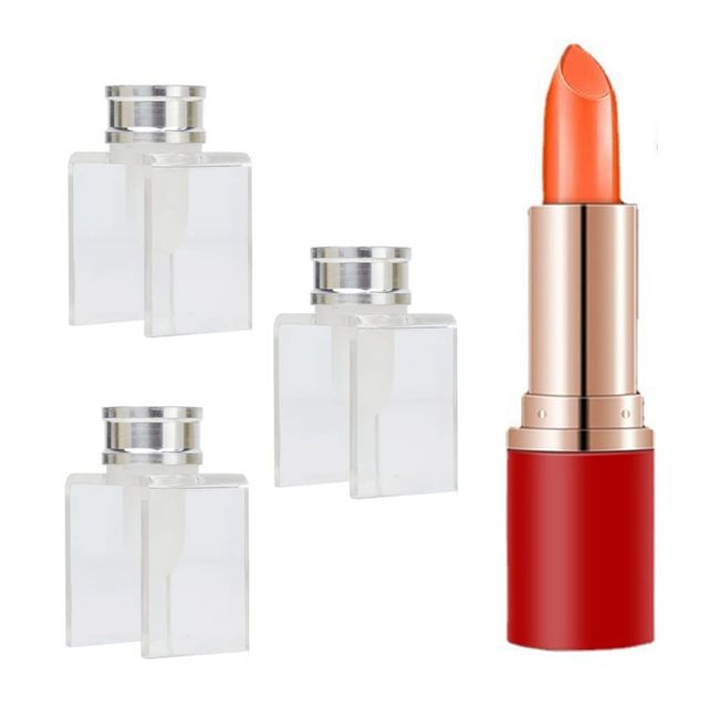 3 Set 12.1 DIY Lipstick Mold Set Lip Balm Maker Silicone Lipstick Making Mould Cosmetic DIY Mold for 12.1mm Lipstick Tube