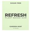 Plant-Based Gum, Garden Mint, 12 Pieces