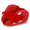 Yogibo Neck Pillow, X Logo, Chocolate Brown