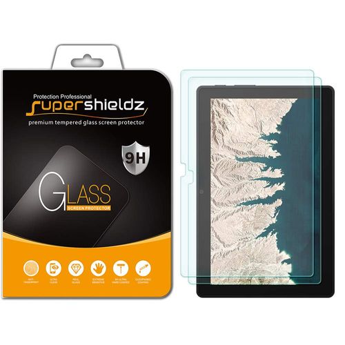 Supershieldz (2 Pack) Designed for Lenovo 10e Chromebook Tablet (10.1 inch) Screen Protector, (Tempered Glass) Anti Scratch, Bubble Free