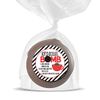 Hot Chocolate Bomb Red Mug With Striped Border All-Occasion Hot Cocoa Bomb Sticker Labels, 40 2" Circle Stickers by AmandaCreation