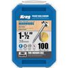 Kreg - 100 galvanised screws - 7 x 38 mm - fine thread - Maxi-Loc square