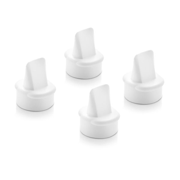 Lansinoh Breast Pump Valves, 4 White Duckbill Valves