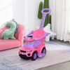 3-In-1 Kid Riding Baby Toy Stroller with Function Safety Bar, Pink