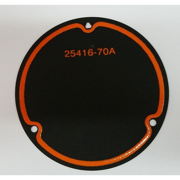 Orange Cycle Parts 3 Hole FOAM DERBY COVER GASKET HARLEY BIG TWIN 1970-EARLY 1984 Replaces HD# 25416-70