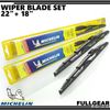 22" & 18" WIPER for MICHELIN HIGH PERFORMANCE WINDSHIELD WIPER BLADES 25-220/180
