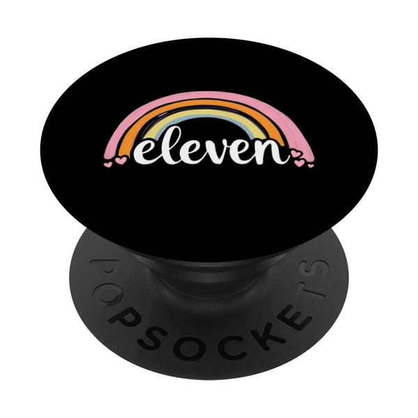 Eleven Playful rainbow design PopSockets Adhesive PopGrip