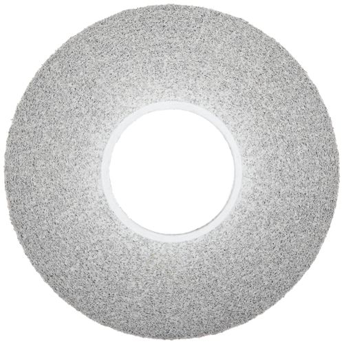 Scotch-Brite EXL Deburring Wheel, Silicon Carbide, 4500 rpm, 8" Diameter x 3/8" Width, 3" Arbor, 8S Fine Grit (Pack of 1)