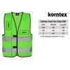 Korntex Funktionsweste - Kinder, royal blue, xs