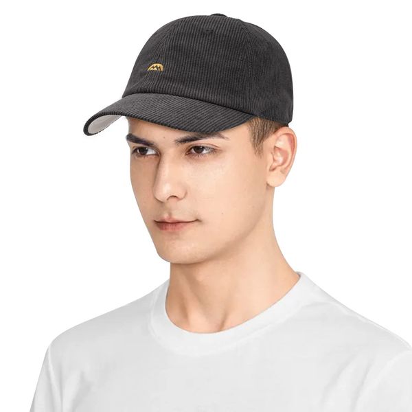 CLAPE Unisex Corduroy Baseball Cap Stickerei Basecap Atmungsaktive Outdoor Kappen Cotton Fitted Cap UV-Schutz Sun Cap