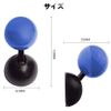 YFFSFDC Car One-Touch Start Button Lever Engine Start Joystick Spherical Car Ignition Button Cover Easy Installation (Blue)