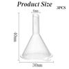 3PCS Mini Funnels Filling Small Bottles Plastic Precision Atomizers Liquid Containers
