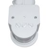 Maclean Wall Mounted Motion Detector Sensor For Build-Up Auto Switch Body Movement lP44 (White)