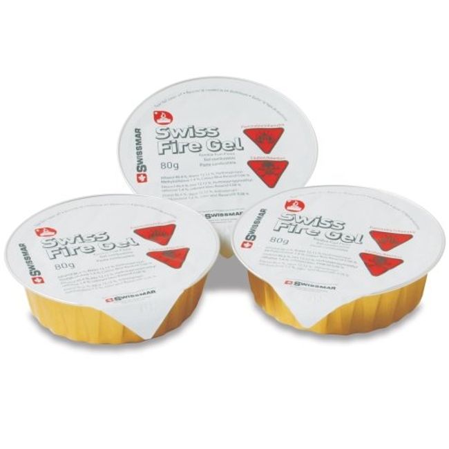 Swissmar Swiss Fire Gel 3 Ounce Fondue Fuel Tin, Set of 6