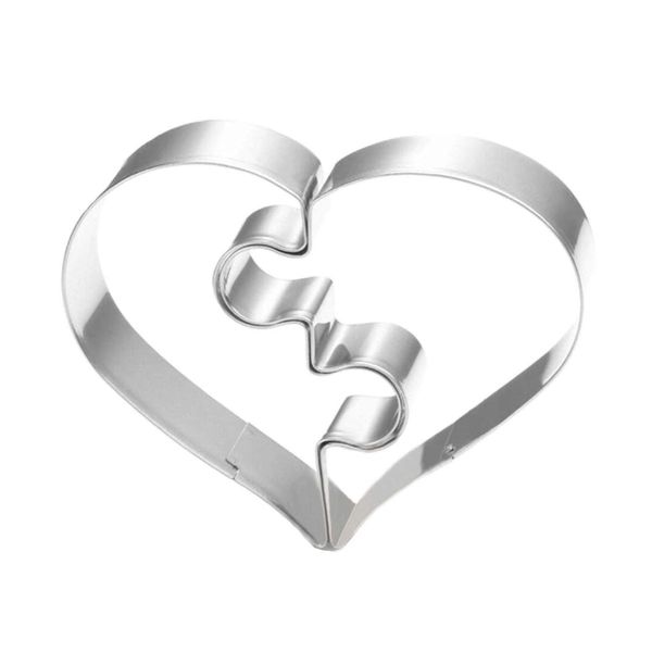 WDYJMALL Puzzle Heart Cookie Cutter