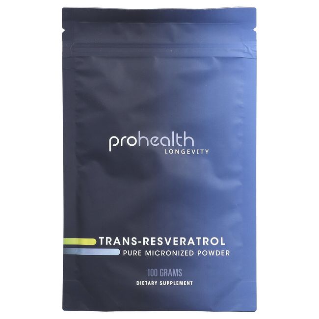 Trans-Resveratrol, Pure Micronized Powder, 100 g