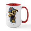 CafePress Transformers 7 Bumblebee Charging Mugs 15 oz (444 ml) Ceramic Coffee Mug
