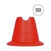 Cawila Set of 10 Mini Marker Cones Red One Size