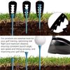 Pro Golf Tee Height Adjuster,Precise & Easy Golf Tee Setting Tool for Driving Range,Practice, Training Aid-Durable Adjustable Tee Height Tool for Men & Women,Adjustable Precision Tees Height Setter