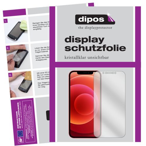 Screen Protector for Apple iPhone 12 mini Protection Crystal Clear dipos