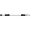 QTX Professional DMX Lighting Leads XLR Plug to Socket 3.0m