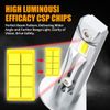 10000K H1 LED Headlight Bulbs Conversion Kit High Low Beam Super Bright White 4X