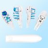 Sensitive Replacement Electric Replacement Toothbrush Heads (16 Count) Dual Clean Rotating Sets for Braun Oral B Cross Action Power