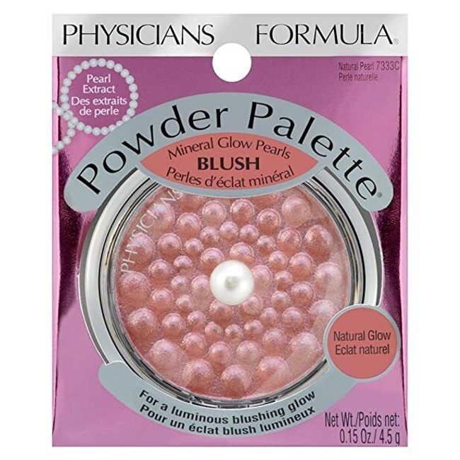 Physicians Formula Powder Palette Mineral Glow Pearls Blush, Natural Pearl,#7333