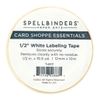 Spellbinders White Labeling Tape 1/2"