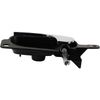 Interior Door Handle For 2006-2011 Lucerne Chrome Lever Blck Bezel Front=Rear LH