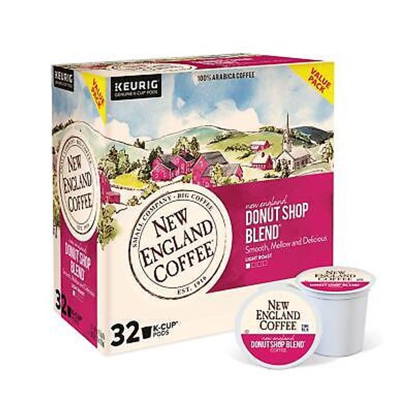 Donut Shop Blend Light Roast K-Cup Coffee Pods, 32 Count, Morning's Favorite ...