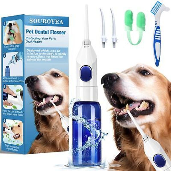 Dog Tooth Brushing Kit - Equipped with a Pet Manual Teeth Cleaner, Cat Toothb...