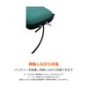 GOLDA ABZ Mobile Battery Case, Protection, Storage, Shockproof, Lightweight, Waterproof, Dustproof, Charging While Moving, green