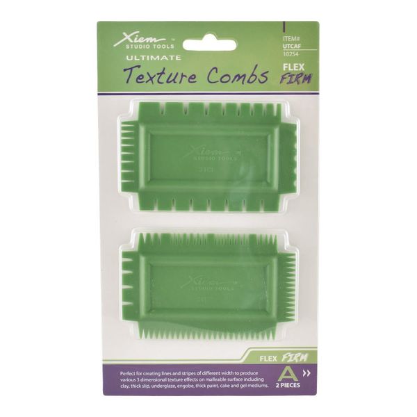 Xiem Tools Ultimate Texture Combs (Firm, Set A)