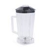 Smoothie Machine, Commercial Blender Multi-Function Blender Ultra-High Speed Operation with High-Grade Transparent Plastic Container, 2L, Red (Black)