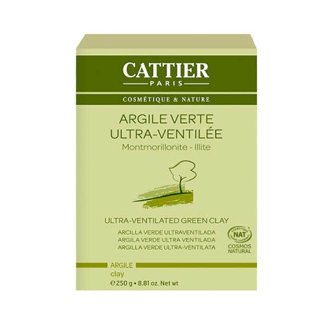 Dry Moisturizing Measures CATTIER Green Clay 250g Oily Skin, Mixed Skin, Oily Mixed Skin Compress, Directly Delivered Overseas, <br> ARGILE VERTE SURFINE 250g