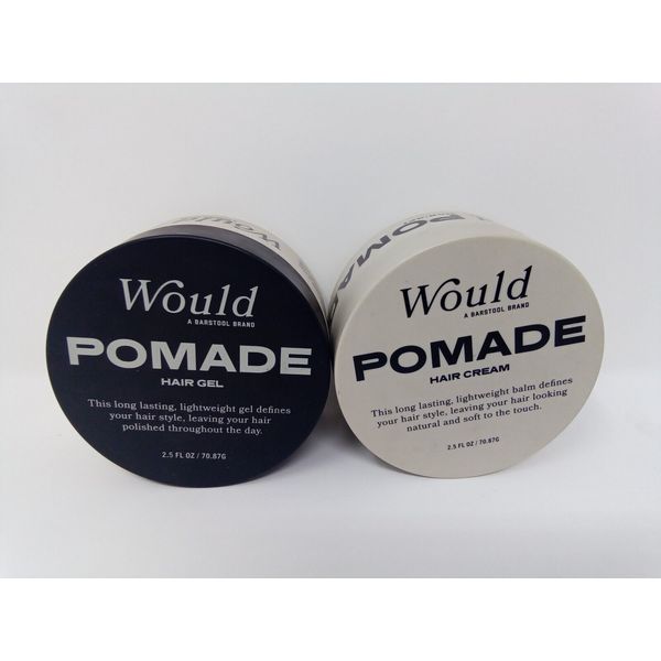 Would A Barstool Brand Pomade Hair Gel, Hair Cream Glossy Finish 2.5 fl oz Jar