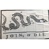 Join or Die Polyester 2x3 Foot Flag Benjamin Franklin Revolutionary War Banner