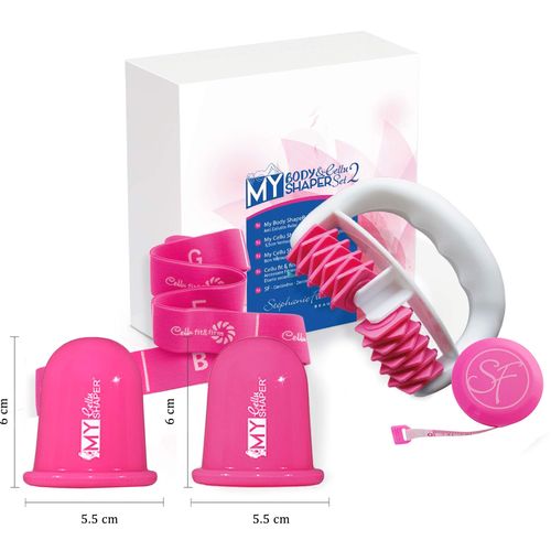 The Power Set Against Cellulite: The My Body Shaper Massage Roller, The My Cellu Shaper Suction Cup and The Cellu Fit&Firm Elastic Band Are Considered Proven Cellulite Treatment Methods