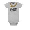 Gangsta Napper Baby Bodysuit (24, White)