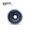 Diamond Eye 400405 RESONATOR 4in W/ ENDS (CLAMPED) AL