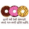 CafePress I Love Donuts! Scroll Ornament 4" x 2.75"