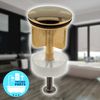 tecuro Gold-Plated Eccentric Drain Plug, Brass, 40 mm