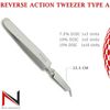 Elevate Your Precision with Premium Reverse Action Stainless Steel Tweezers